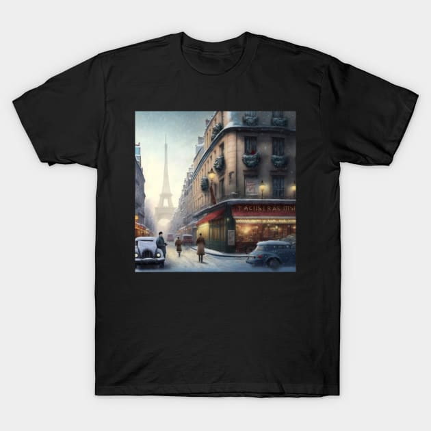 Christmas in town square VI T-Shirt by RoseAesthetic